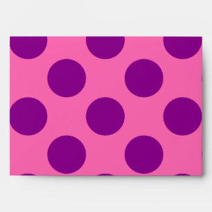 Hot Pink Polka Dots Envelopes