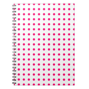 Hot Pink Polka Dots Notebook