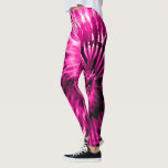 Hot Pink Psychedelic Starburst Tie Dye Leggings<br><div class="desc">These leggings feature a psychedelic tie dye design reminiscent of the 1960s hippie counter culture. Perfect for yoga,  running,  working out at the gym,  or just when you want to wear some cute sexy tights. The colours is bright hot pink making it high visibility and perfect for running outside.</div>