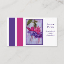 Hot Pink Purple Fuchsia Flower Event Planner