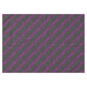 Hot Pink Racing Stripes in Carbon Fibre Style Tablecloth
