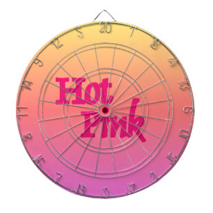 Hot Pink reverse dartboard