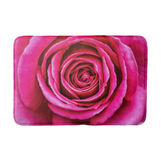 Hot Pink Rose Bath Mat