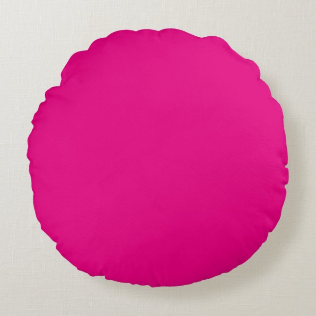 Hot Pink Round Cushion (Front)