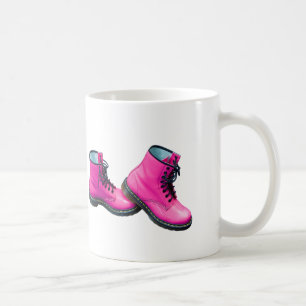 Hot Pink Safety Boots Coffee Mug