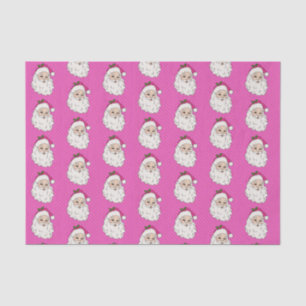 Hot Pink Santa Tissue Paper