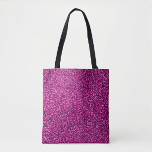 Hot pink  Sequin bling Tote Bag