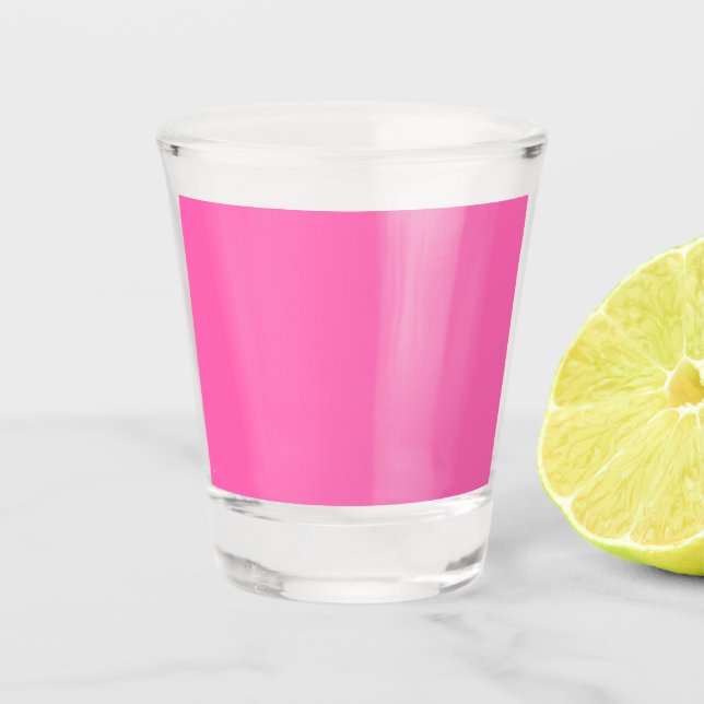 Hot Pink Shot Glass (Front)
