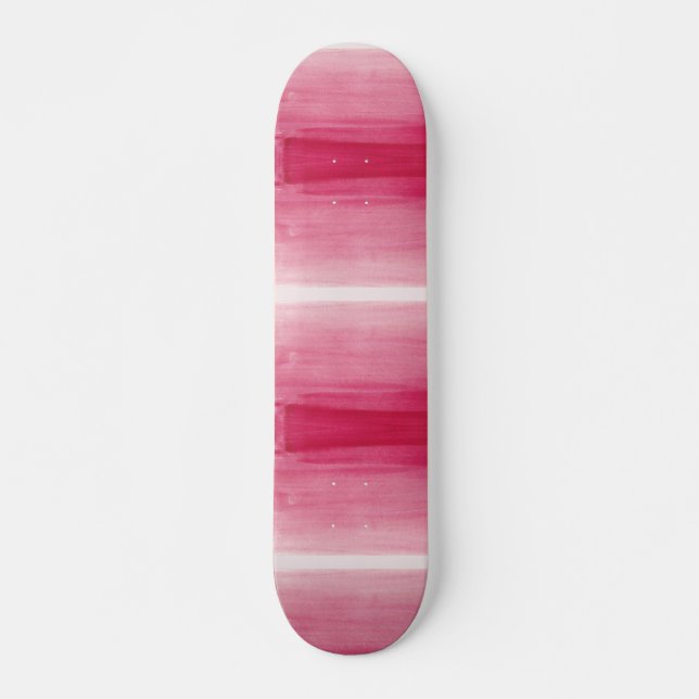 Hot pink  skateboard (Front)
