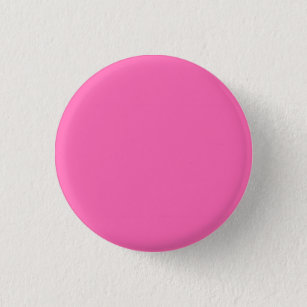 Hot Pink Solid Colour 3 Cm Round Badge