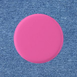 Hot Pink Solid Colour 3 Cm Round Badge
