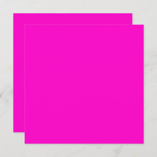 Hot Pink Solid Colour Card