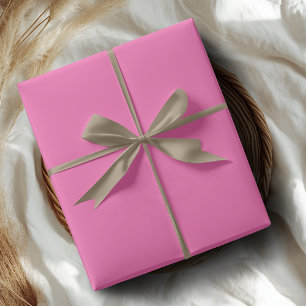 Hot Pink Solid Colour   Classic   Elegant Wrapping Paper