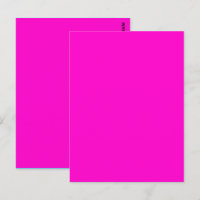 Hot Pink Solid Colour