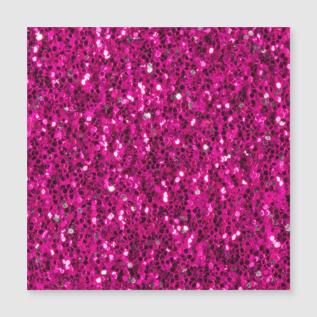 Hot pink sparkles faux glitter (Front)