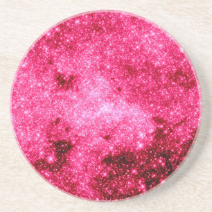 Hot Pink Stars Coaster