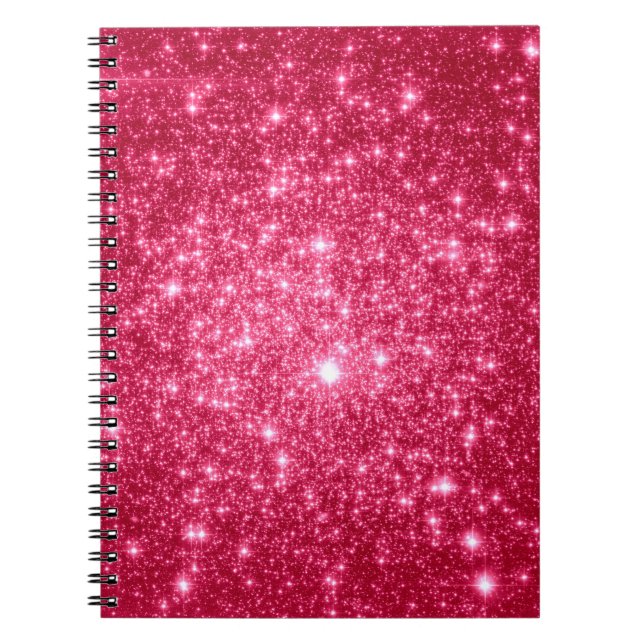 Hot Pink Stars Notebook (Front)