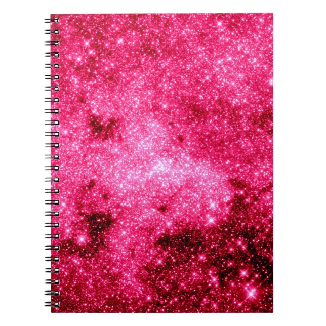 Hot Pink Stars Notebook (Front)