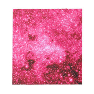 Hot Pink Stars Notepad