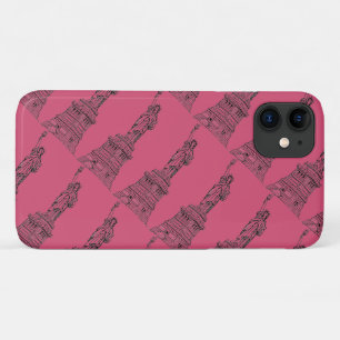 Hot Pink Statue of Liberty iPhone 11 Case