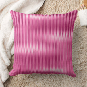 Hot Pink Stripes  Cushion