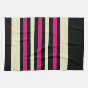 Hot Pink Stylish Trendy Tea Towel