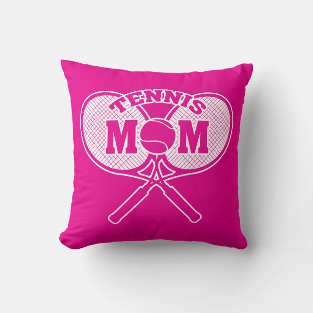 Hot Pink, Tennis Mom Cushion (Front)