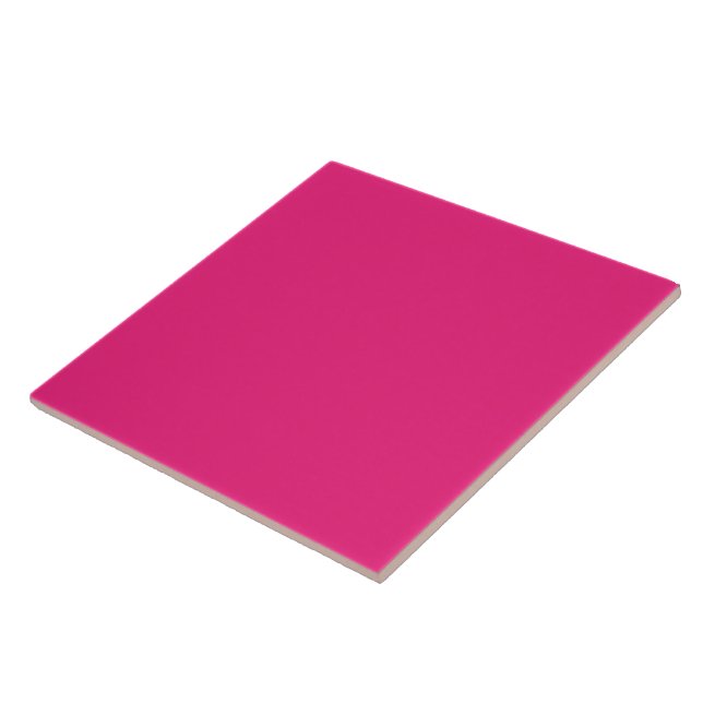 Hot Pink Tile Decor | Bold Modern Accent (Side)