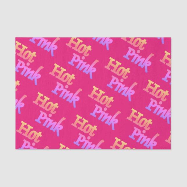 Hot Pink tissue paper (Front)