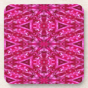 Hot Pink Triangles Coaster