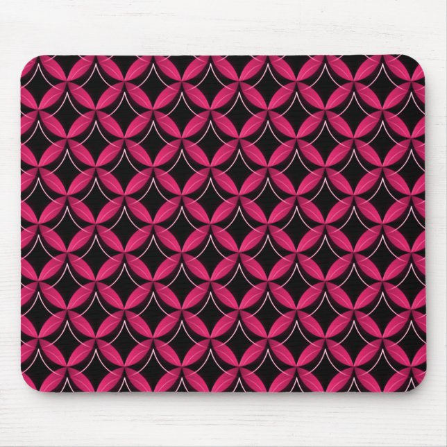 Hot Pink Uptown Glam Mousepad (Front)