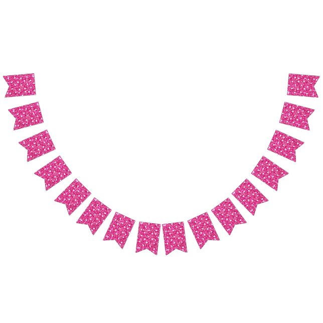 Hot Pink Valentine Bunting (All)
