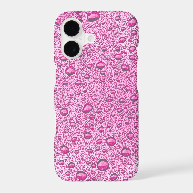 Hot pink water droplets (Back)