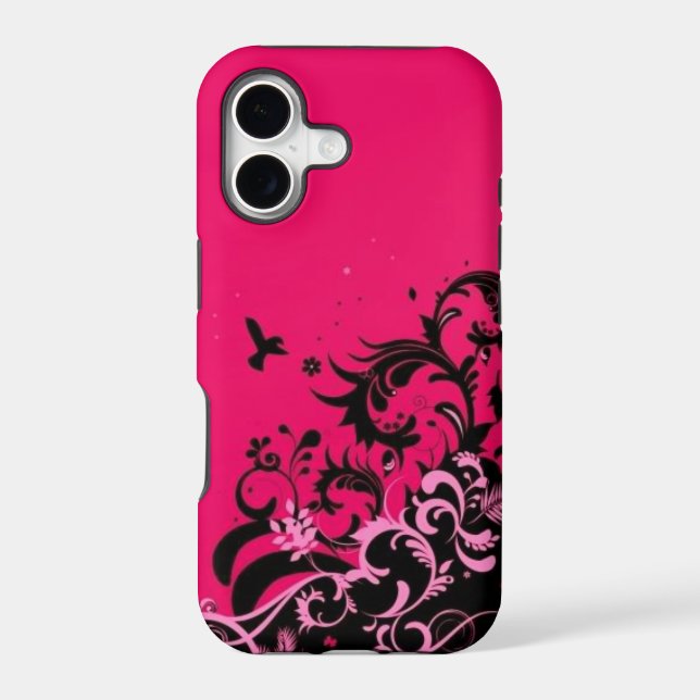 Hot Pink Waves Case-Mate iPhone 5/5s Case (Back)