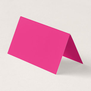 Hot Pink Wedding Bold Solid Colour Invite