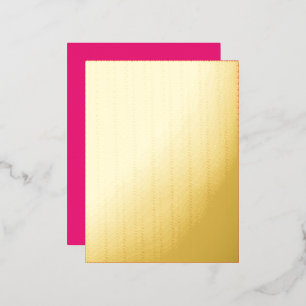 Hot Pink Wedding   Bold Solid Colour Invite