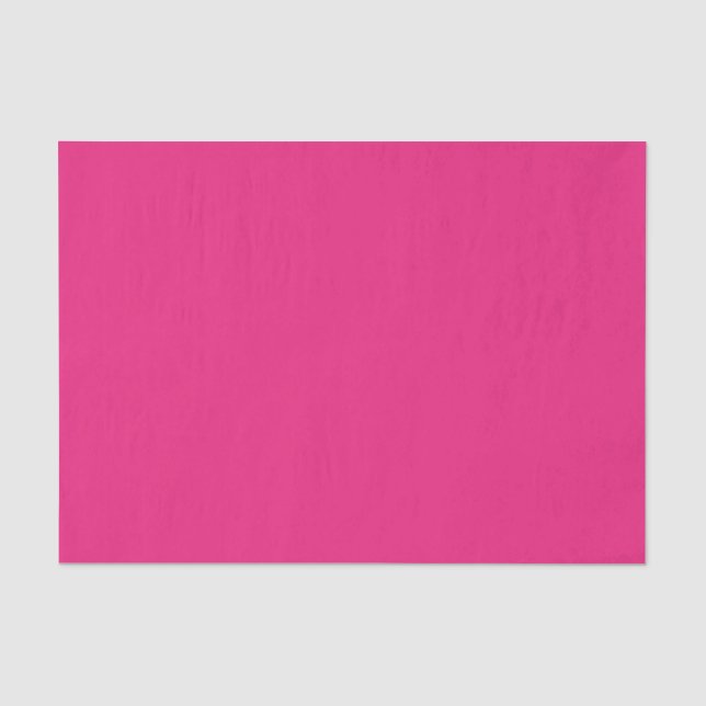 Hot Pink Wedding | Bold Solid Colour Invite Tissue Paper (Front)