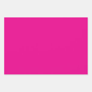 Hot Pink Weddings Christmas Bright Custom Colour Wrapping Paper Sheet