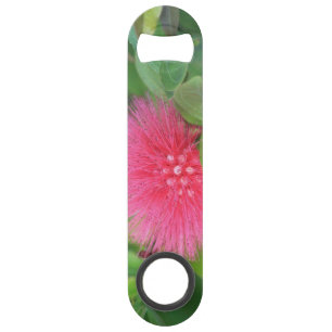 Hot Pink Wildflower Themed Speed Bottle Opener
