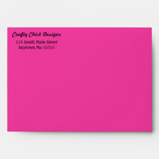 Hot Pink Zebra A7 envelopes
