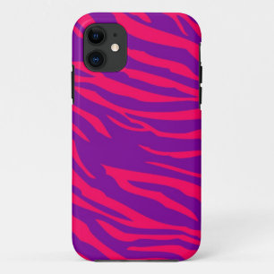 Hot Pink Zebra iPhone 5 Mate Barely There™ Case