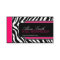Hot Pink Zebra Print Salon Business Cards