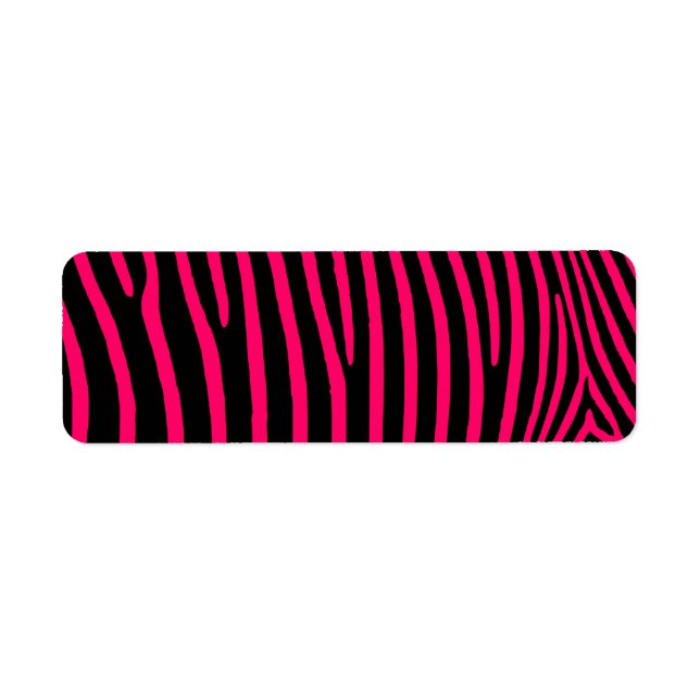 Hot Pink Zebra Stripes (Front)