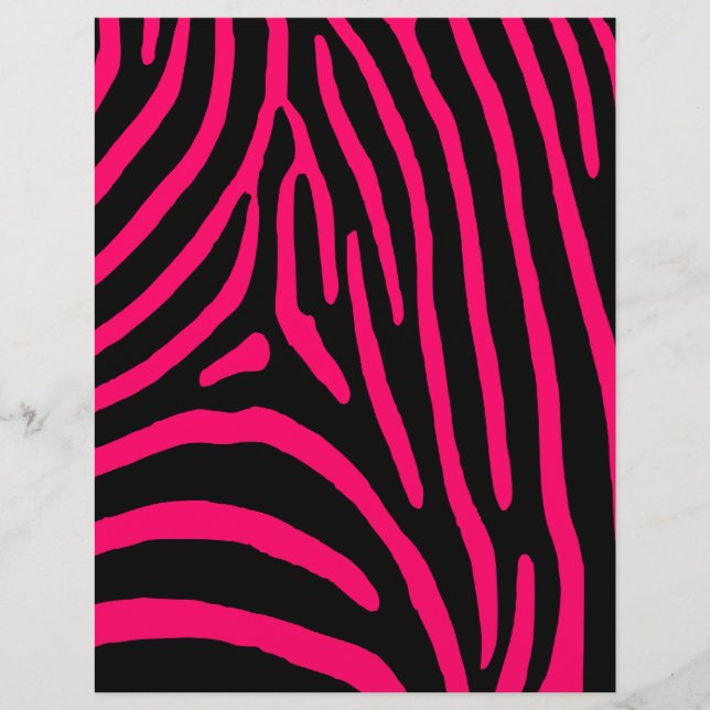 Hot Pink Zebra Stripes (Front)