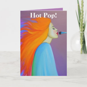 Hot Pop Thank You Card