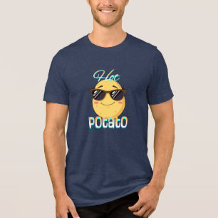Hot Potato   Funny Potato Pun  Tri-Blend Shirt