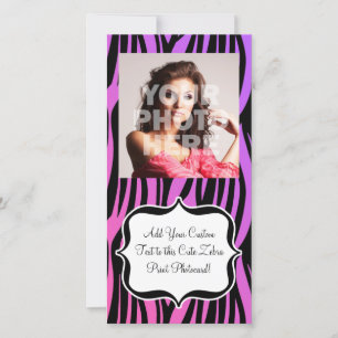 Hot Purple/Pink Zebra Stripes Monogram