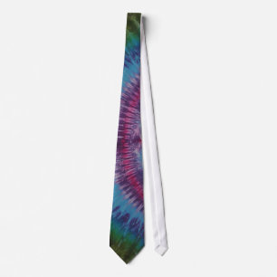Hot Purple Tie Dye Necktie