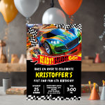 Hot Race Cars Birthday Invitation<br><div class="desc">Our Race Cars Birthday Invitation is not only visually engaging but also made with premium quality digital design elements. Enjoy the freedom of a personalised experience while creating lifelong memories. Whether you’re celebrating a birthday, a themed party, or just a fun gathering, our invitation is a must-have for your racing...</div>