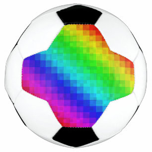 Hot Rainbow Mosaic Shimmer, Football